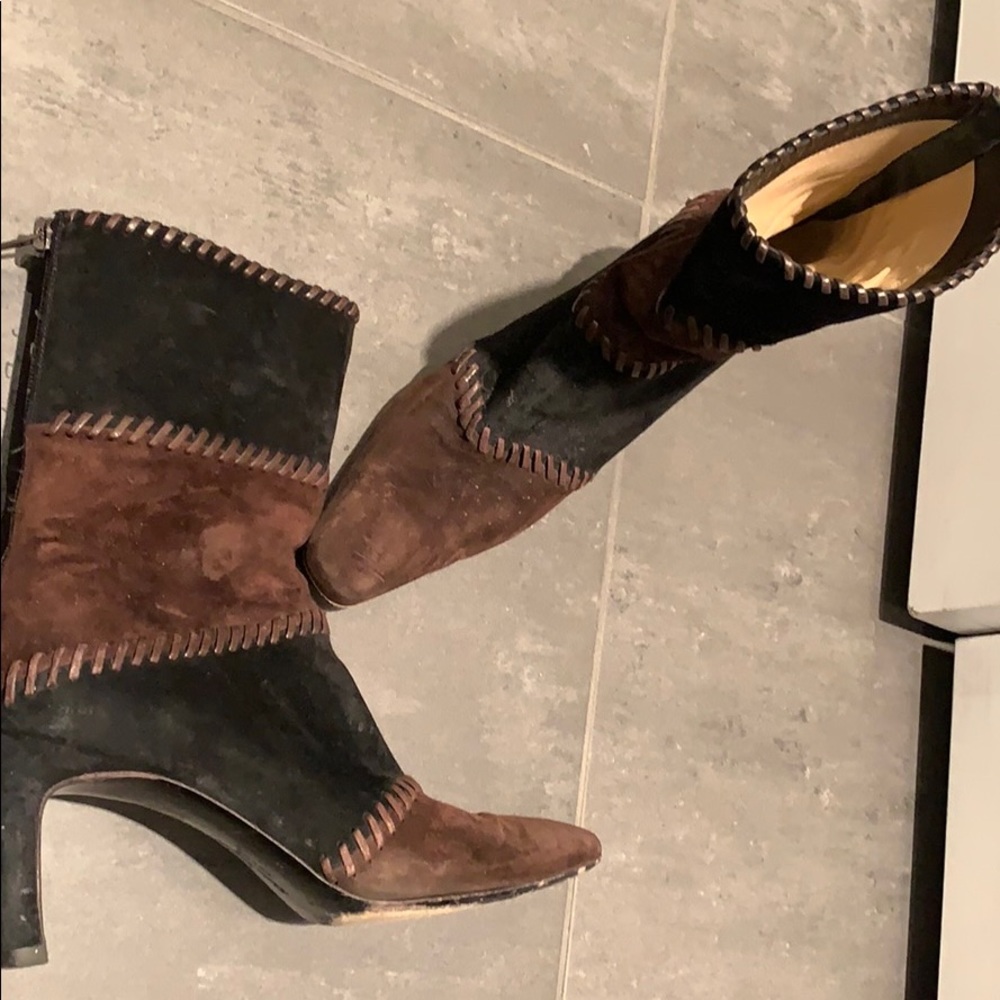Suede Ferragamo Boots